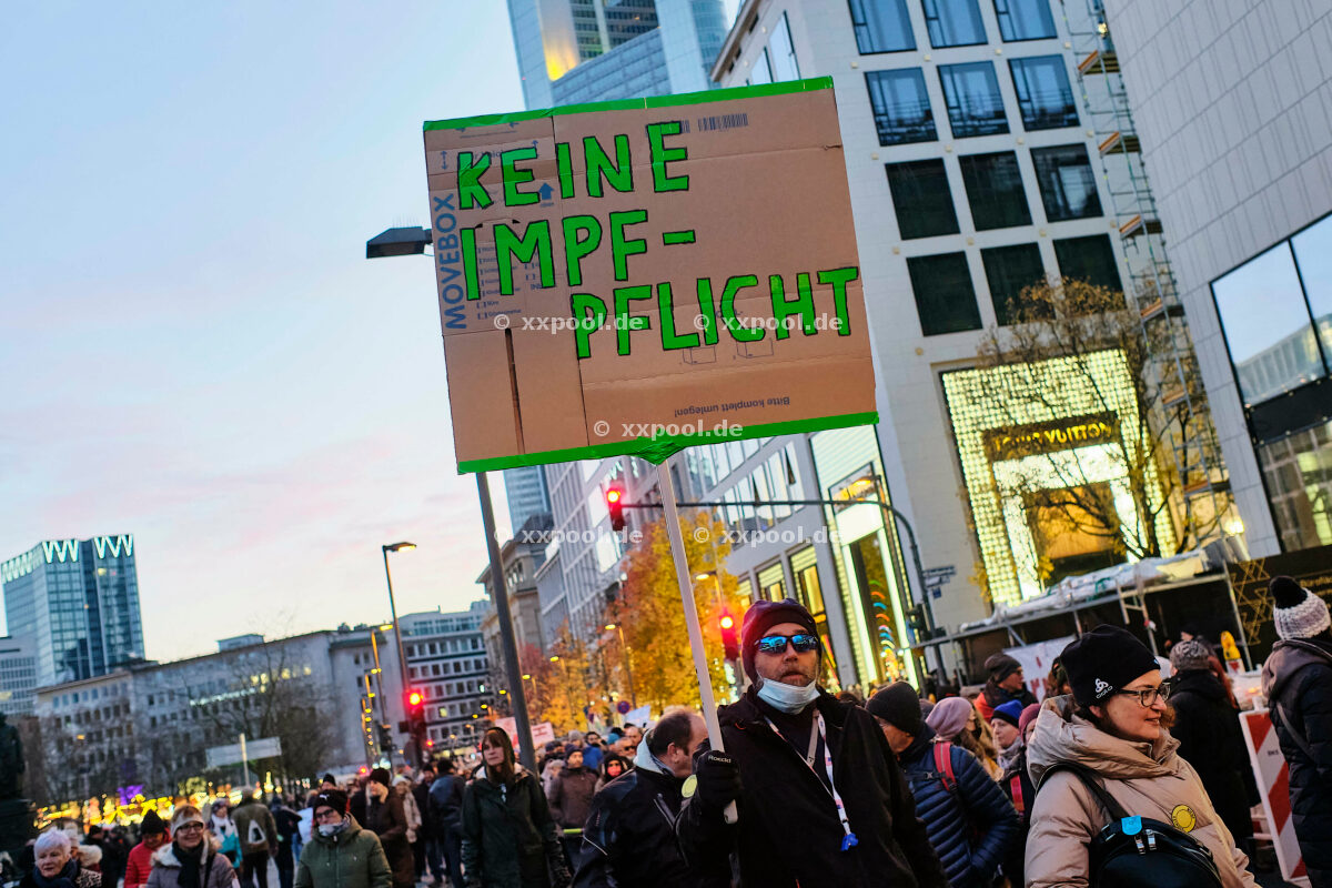 Demo gegen Coronamaßnahmen